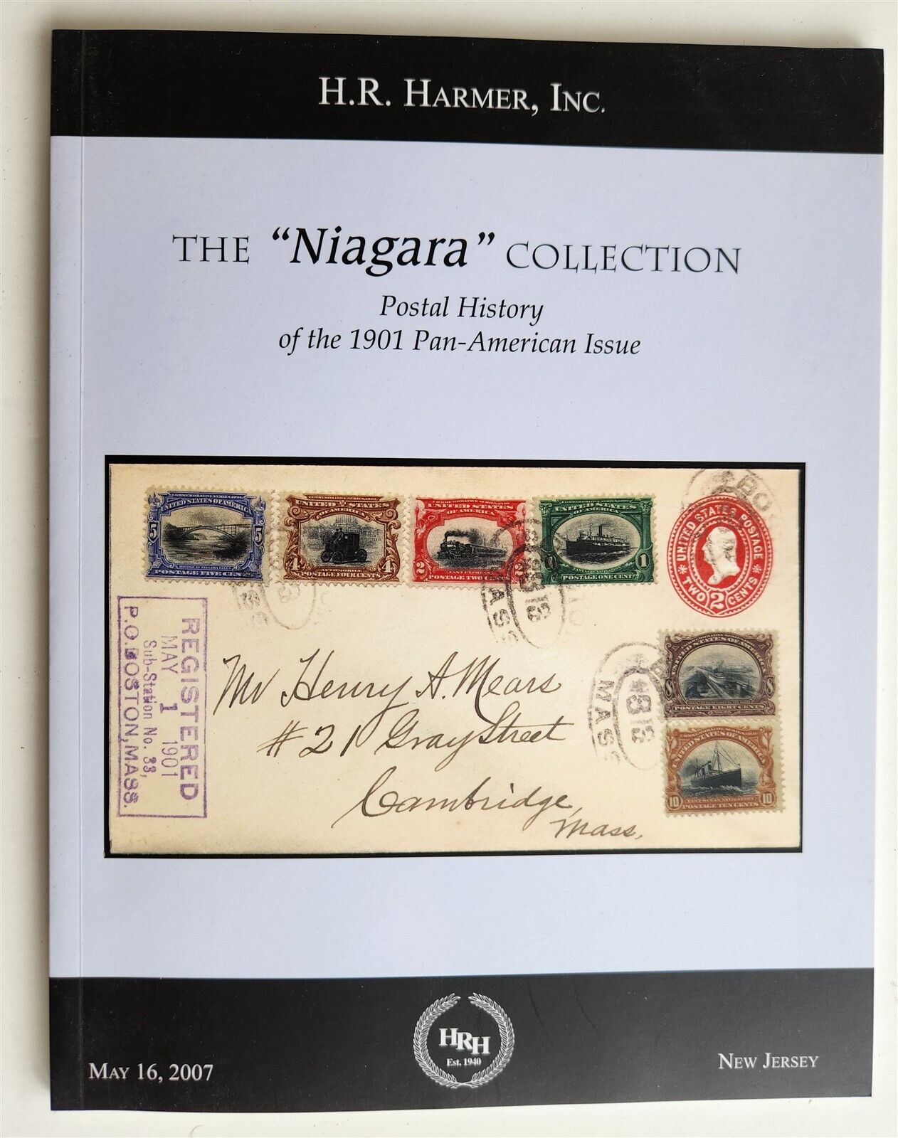PHILATELIC STAMPS NIAGARA COLLECTION H.R.HARMER AUCTION CATALOG 2007
