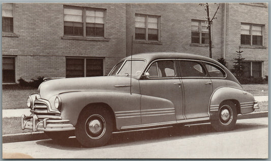 1947 PONTIAC STREAMLINER 4 DOOR SEDAN VINTAGE POSTCARD