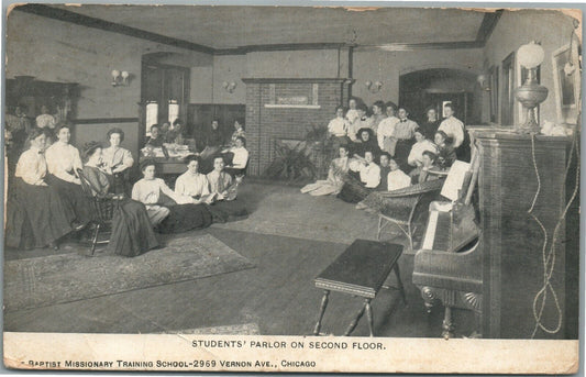 CHICAGO IL BAPTIST MISSIONARY TRAINING SCHOOL ANTIQUE POSTCARD