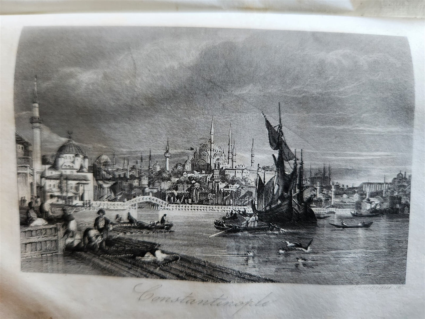 1842 VOYAGE en ORIENT ILLUSTRATED antique