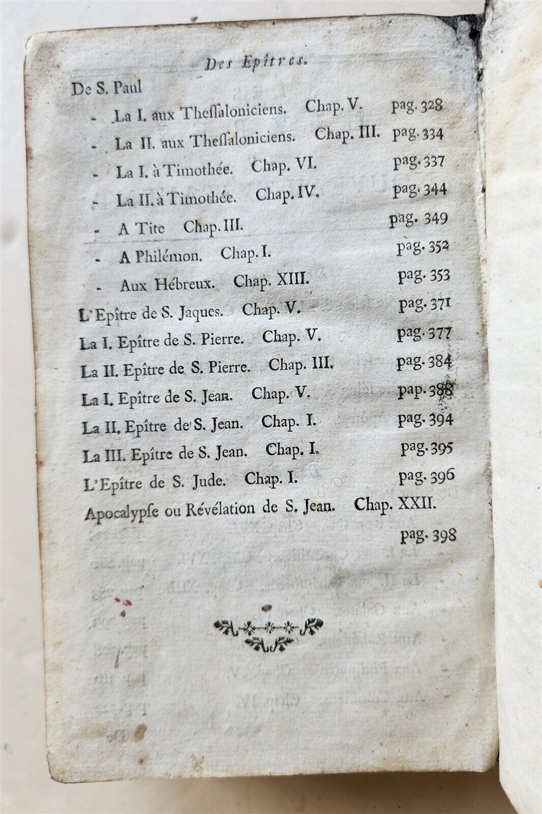 1751 BIBLE in FRENCH NEW TESTAMENT antique VELLUM BINDING