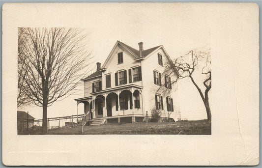 LOWER PREAKNESS NJ RESIDENCE ANTIQUE REAL PHOTO POSTCARD RPPC