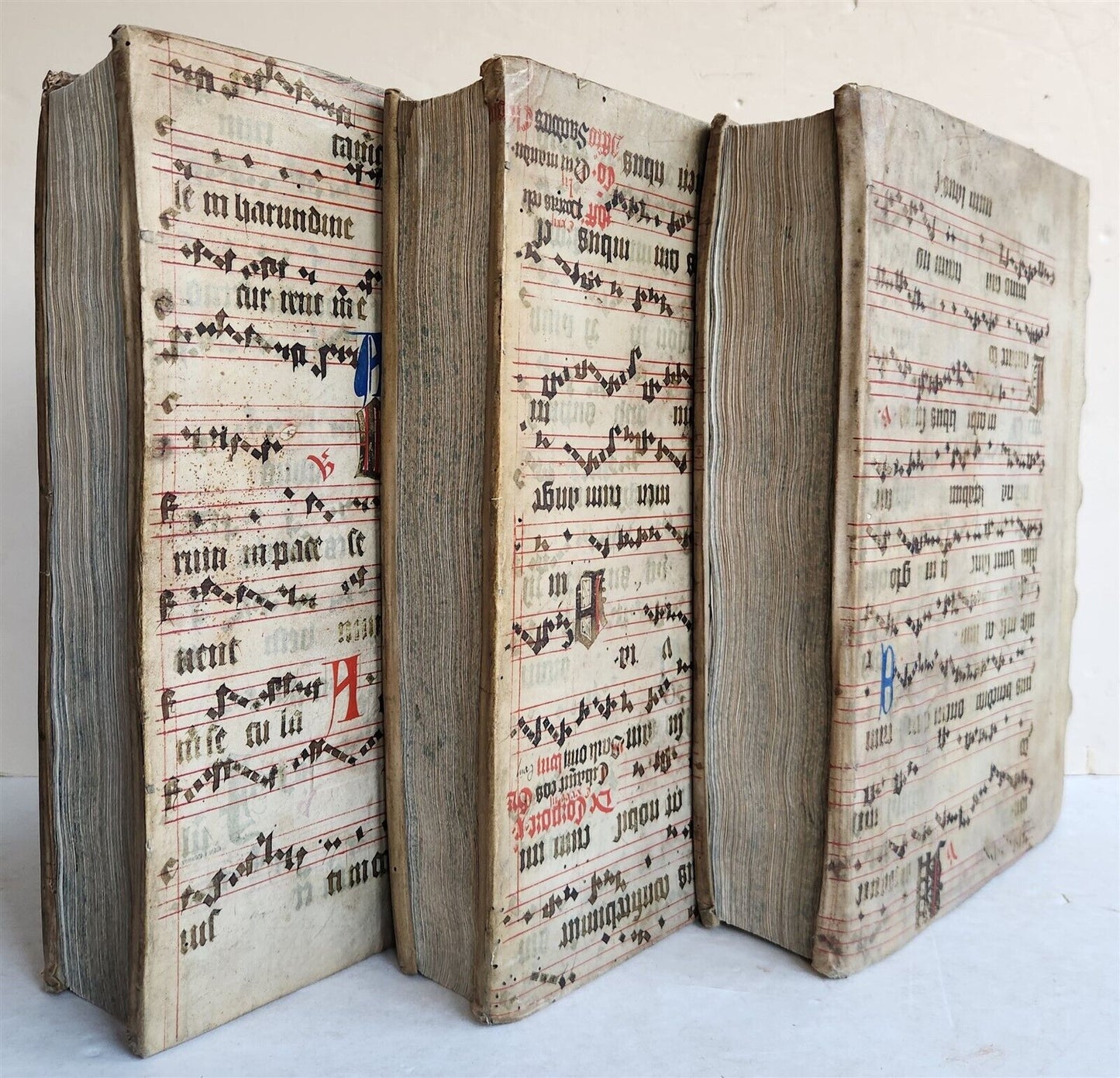 1470s INCUNABULA AMAZING 3 VOLUMES FOLIO SET antique INCUNABLE Pantheologia