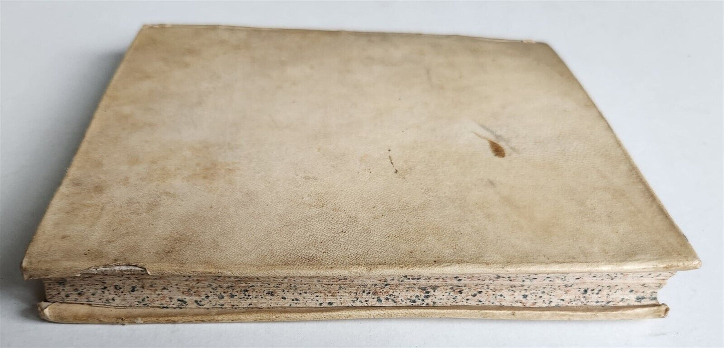 1734 PROSE SACRE antique vellum bound in ITALIAN
