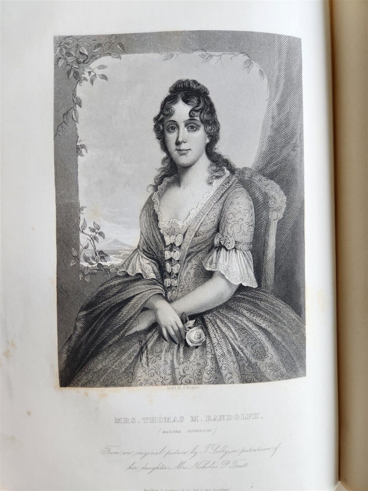 1859 REPUBLICAN COURT AMERICAN SOCIETY by R. GRISWOLD antique WOMEN PORTRAITS