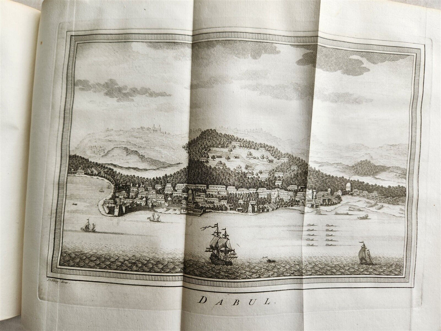 1755 TRAVELS TO INDIA antique Histoire generale des voyages vol. 13 ILLUSTRATED