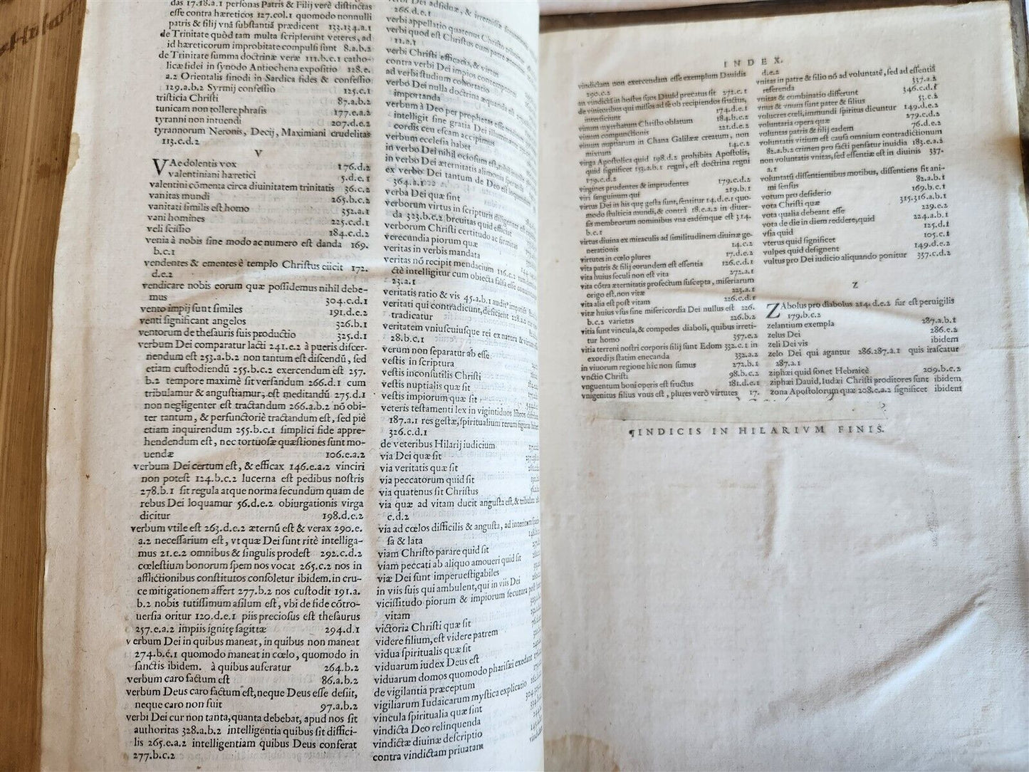 1575 IRENAEUS GREEK THEOLOGY in LATIN byantique 16th CENTURY FOLIO PIGSKIN BOUND