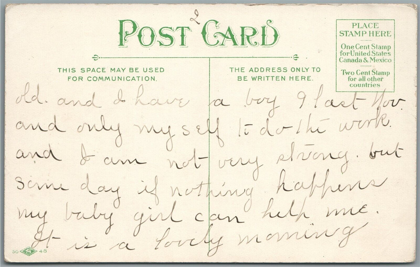 NEW YORK NY CHELSEA DOCKS ANTIQUE POSTCARD