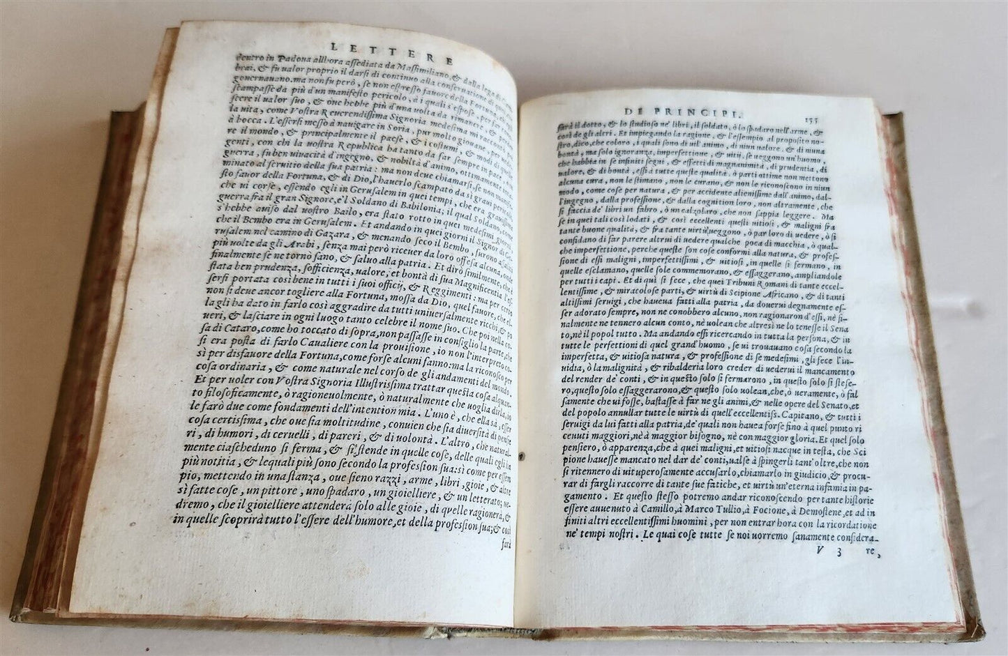 1570 LETTERE DI PRINCIPI antique VELLUM LETTERS of PRINCES