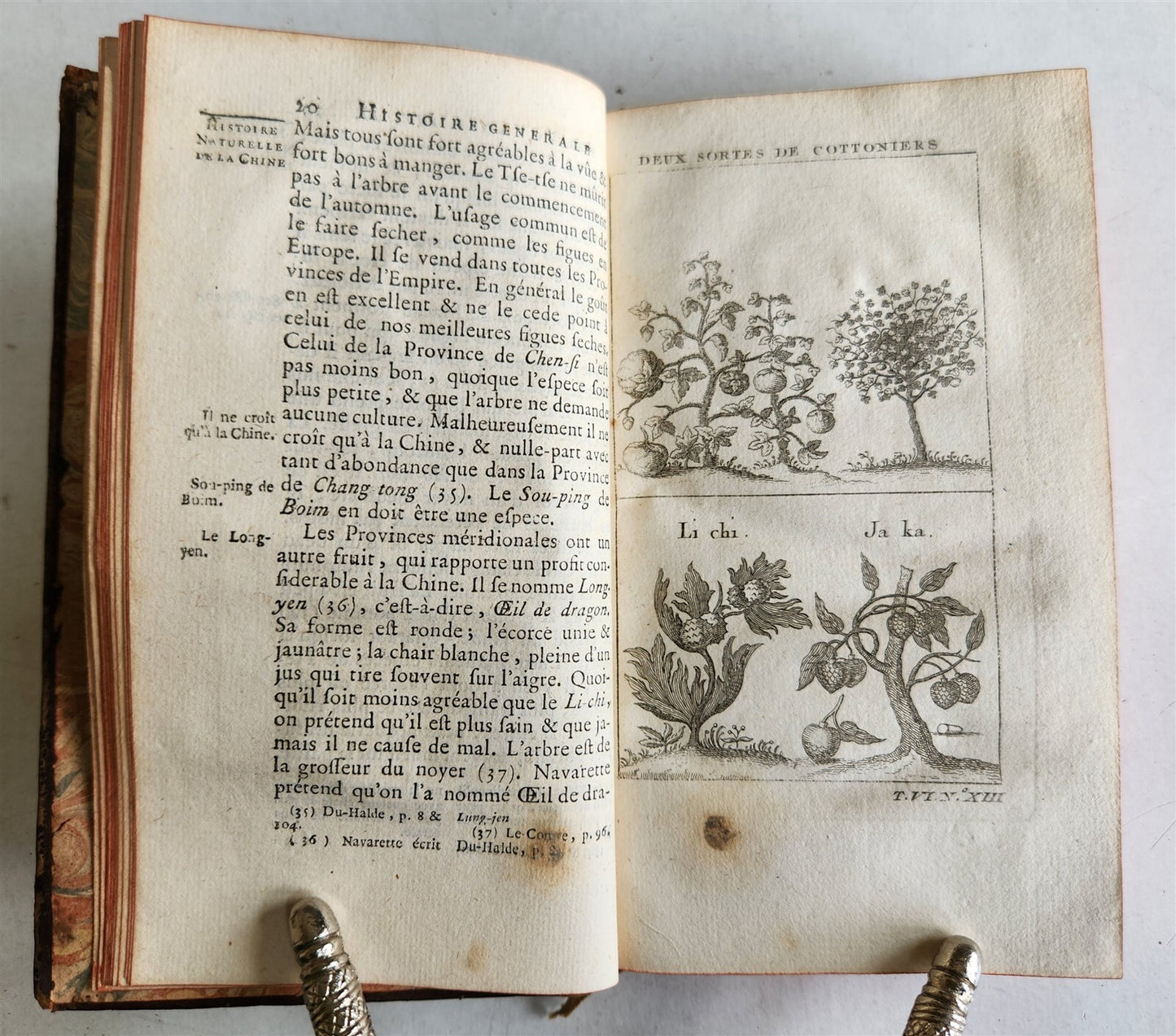 1749 HISTOIRE des VOYAGES illustrated v.24 CHINA NATURAL HISTORY TRAVELS antique