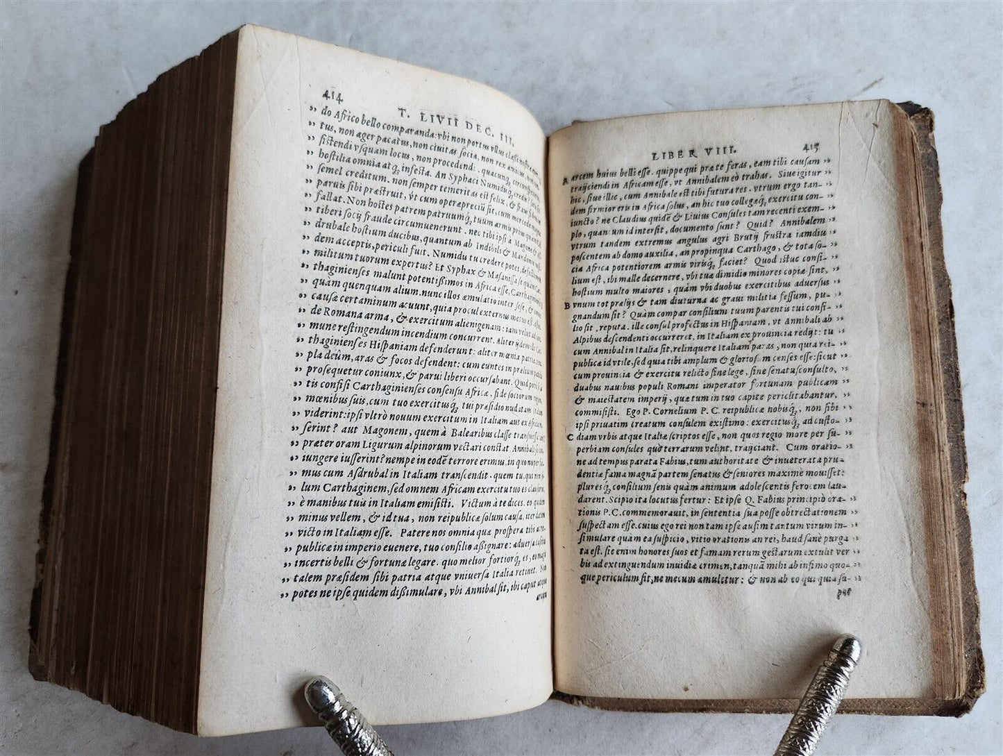 1568 ROMAN HISTORY by LIVY in LATIN antique PIGSKIN BINDING 16th CENTURY