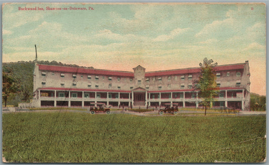 SHAWNEE-ON-DELAWARE PA BUCKWOOD HOUSE ANTIQUE POSTCARD