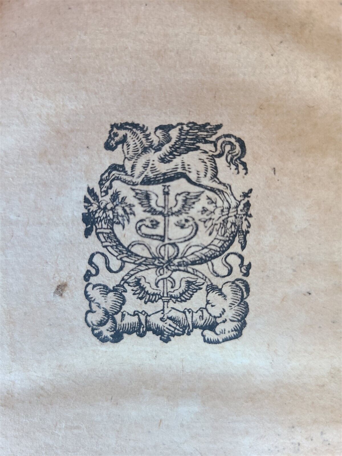 1594 CALLIGRAPHIA by Johannes Posselius antique PIGSKIN BINDING w/ CLASPS