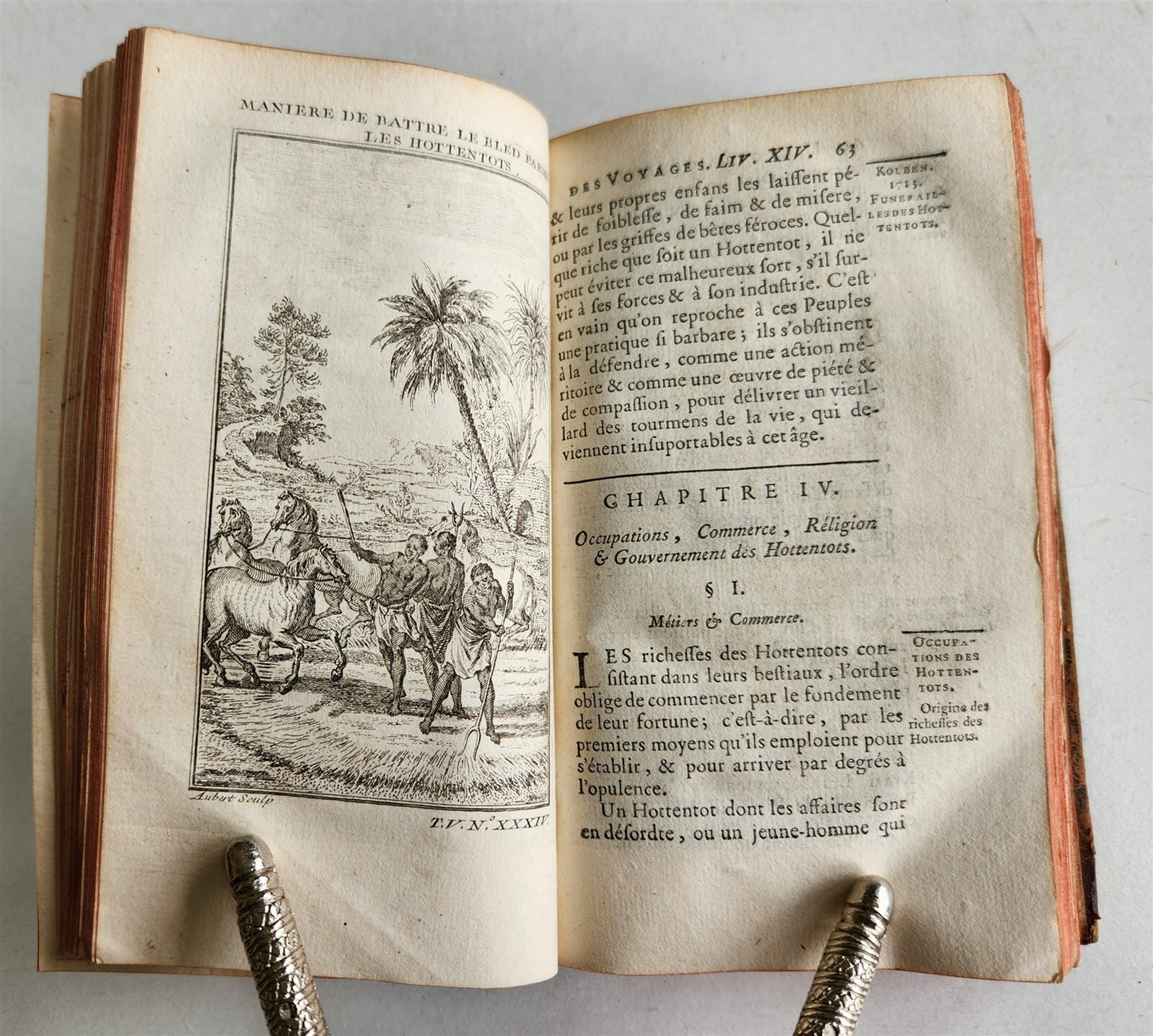 1749 HISTOIRE des VOYAGES antique vol. 18 CHINA & AFRICA illustrated MOZAMBIQUE