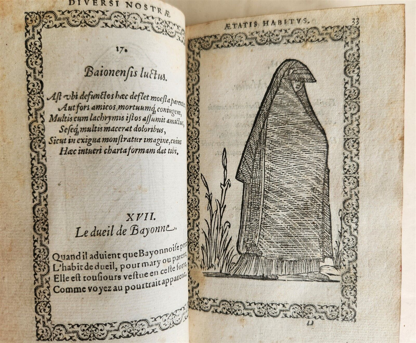 1572 FAMOUS COSTUME WORK Jacobi Sluperii antique ILLUSTRATED w/119 WOODCUTS RARE
