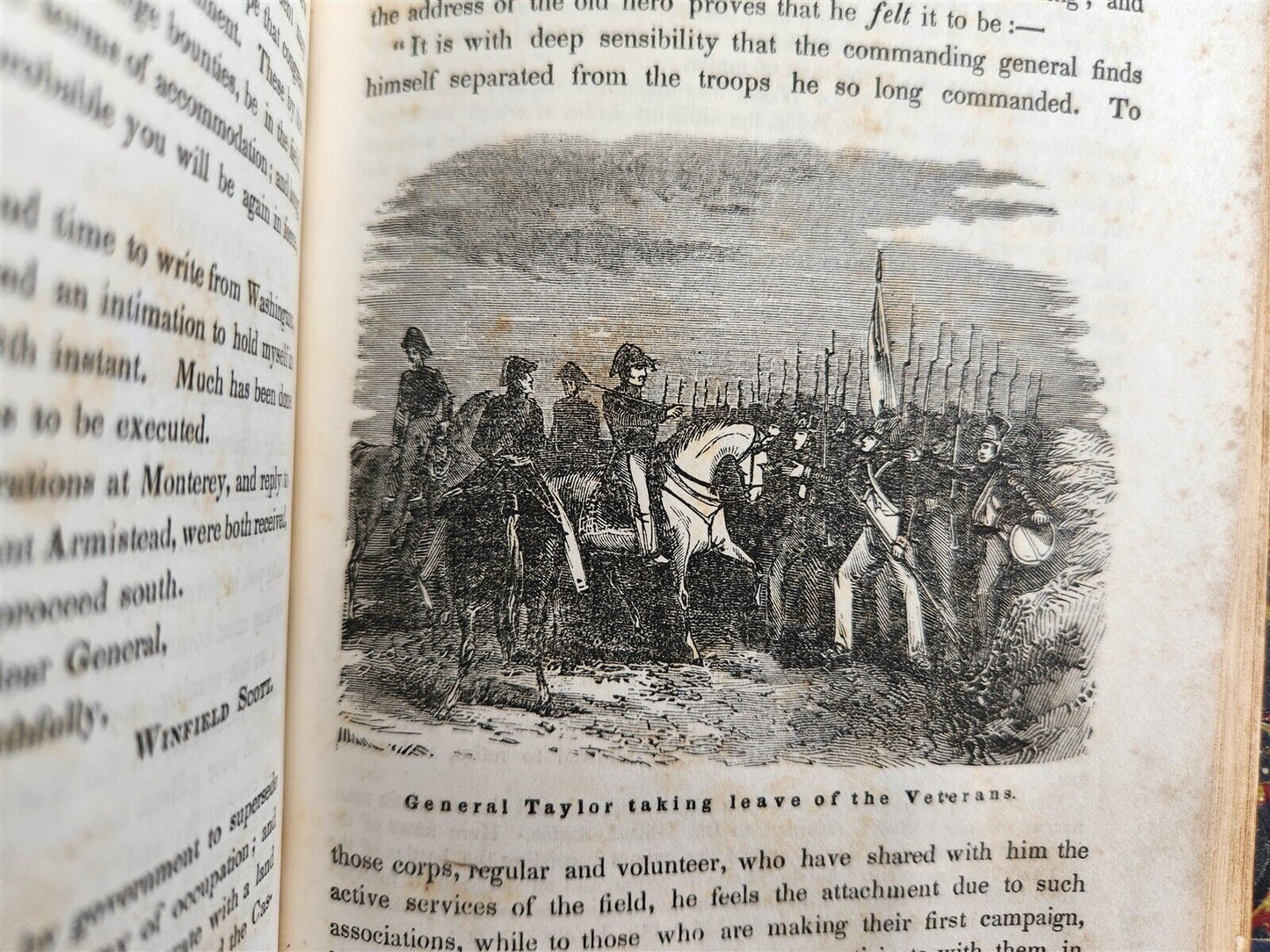1847 LIFE of MAJOR GENERAL ZACHARY TAYLOR by JOHN FROST antique AMERICANA