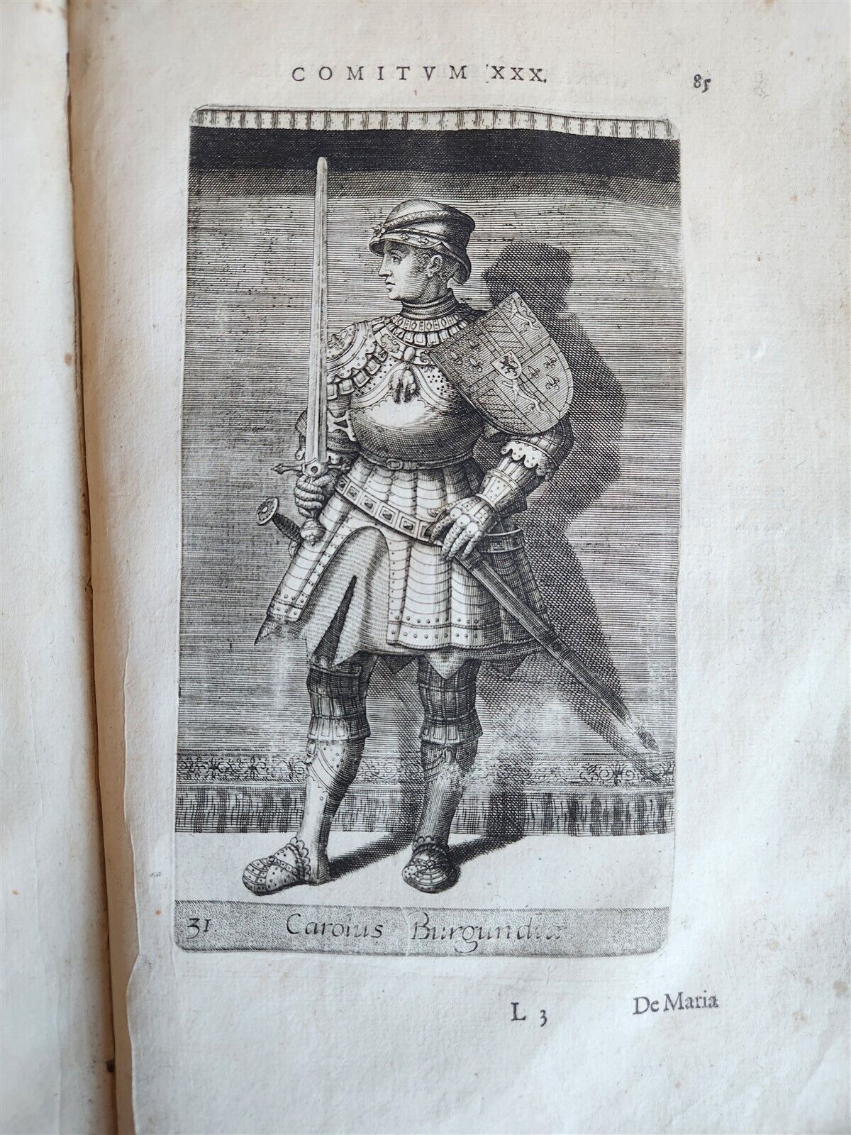1584 HISTORY of HOLLAND antique ILLUSTRATED vellum bound Netherlands 16th CENT.