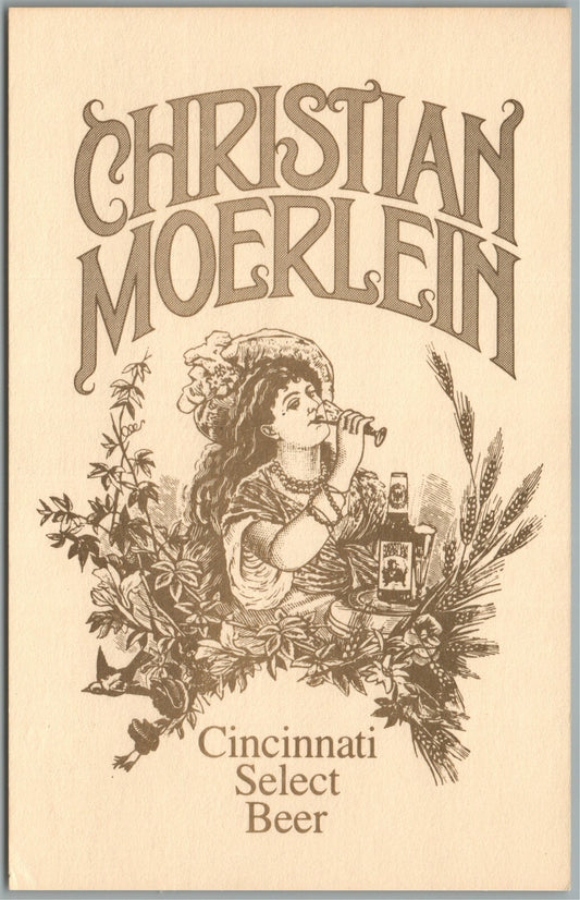 CINCINNATI OH HUDEPOHL BREWING COMPANY BEER ADVERTISING ANTIQUE POSTCARD