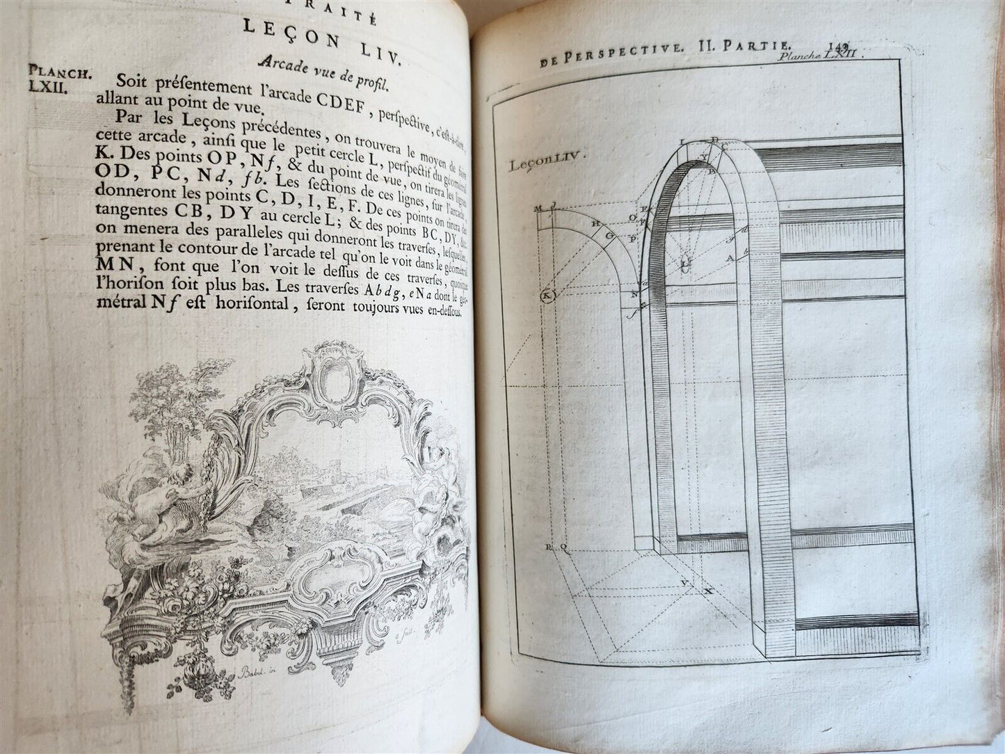 1750 TREATISE on PERPECTIVE for USE of ARTISTS antique ILLUSTRATED w/ 110 PLATES