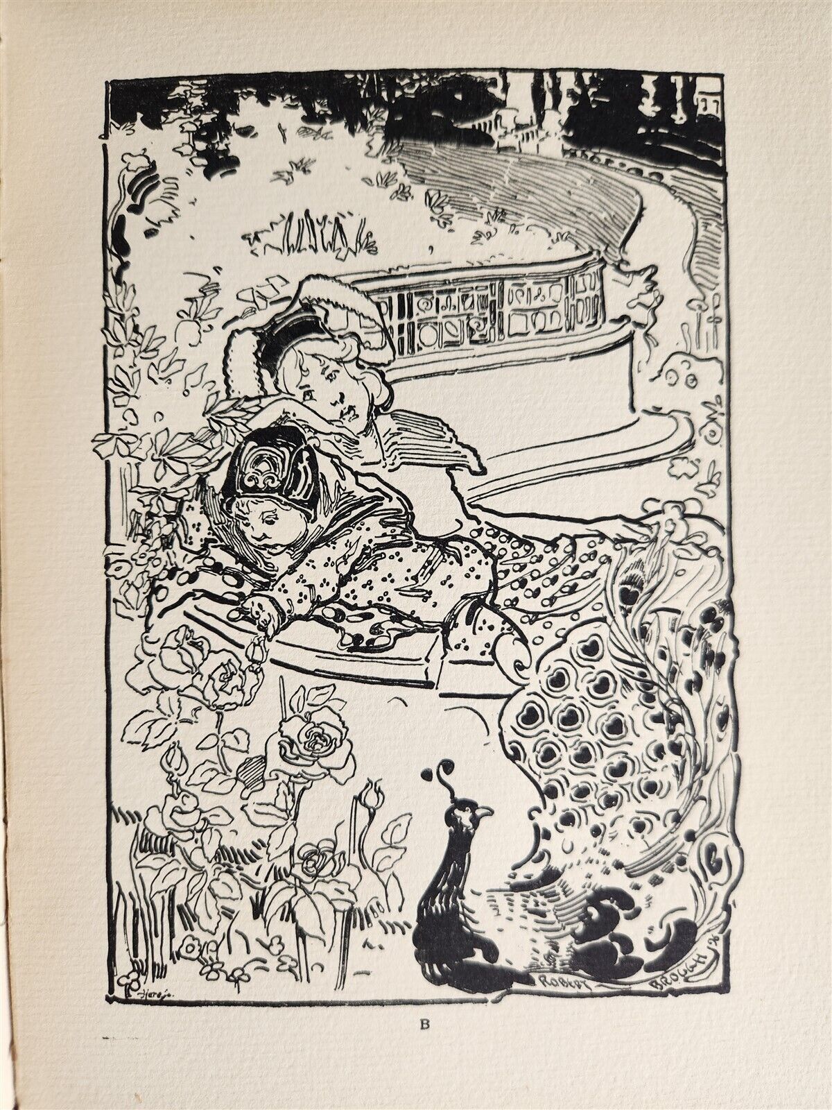 1896 EVERGREEN NORTHERN SEASONAL BOOK OF SUMMER antique ARTS & CRAFTS ILLUSTR.