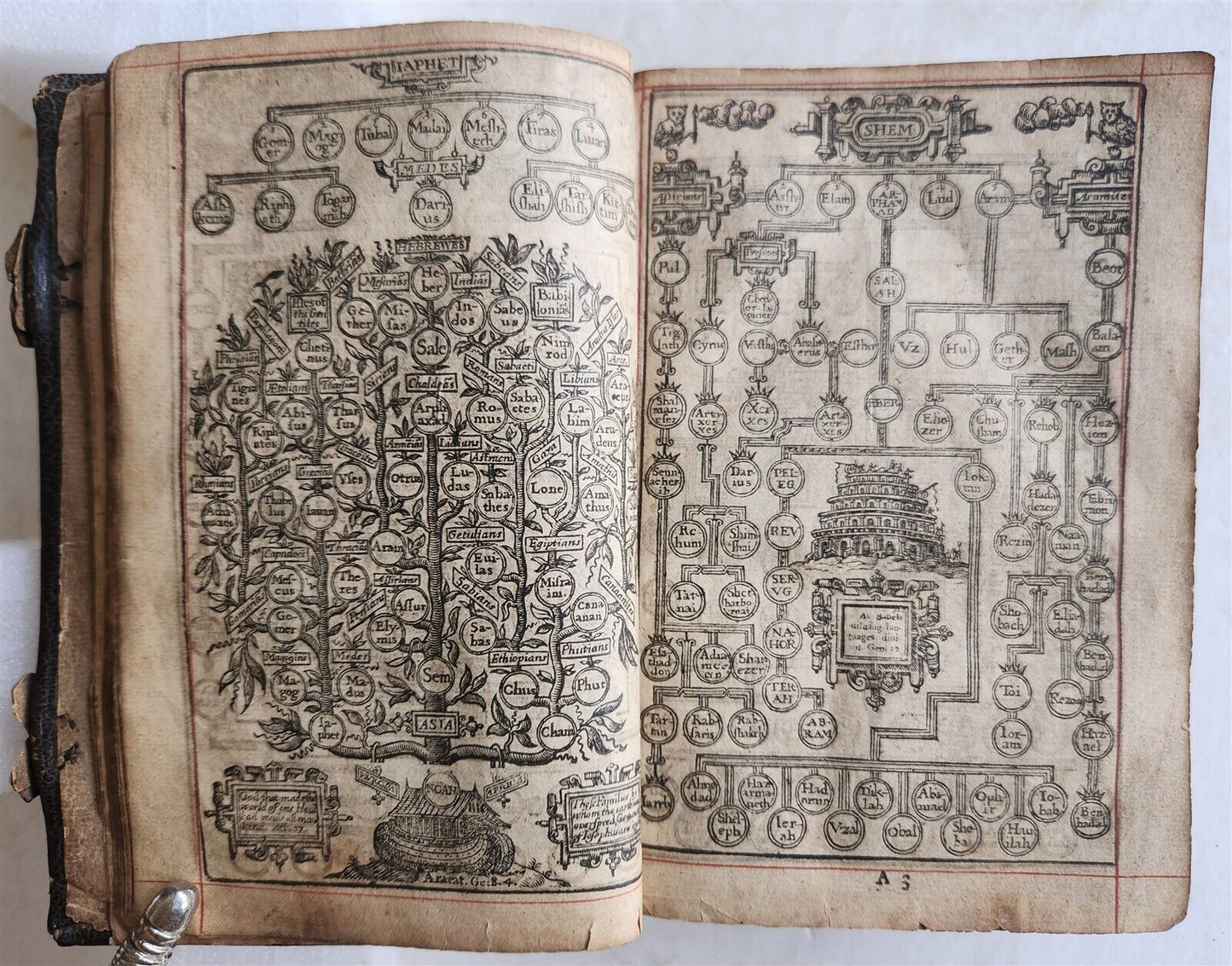 1648 BIBLE in ENGLISH antique Old & New Testament LONDON ILLUSTRATED 114 PLATES