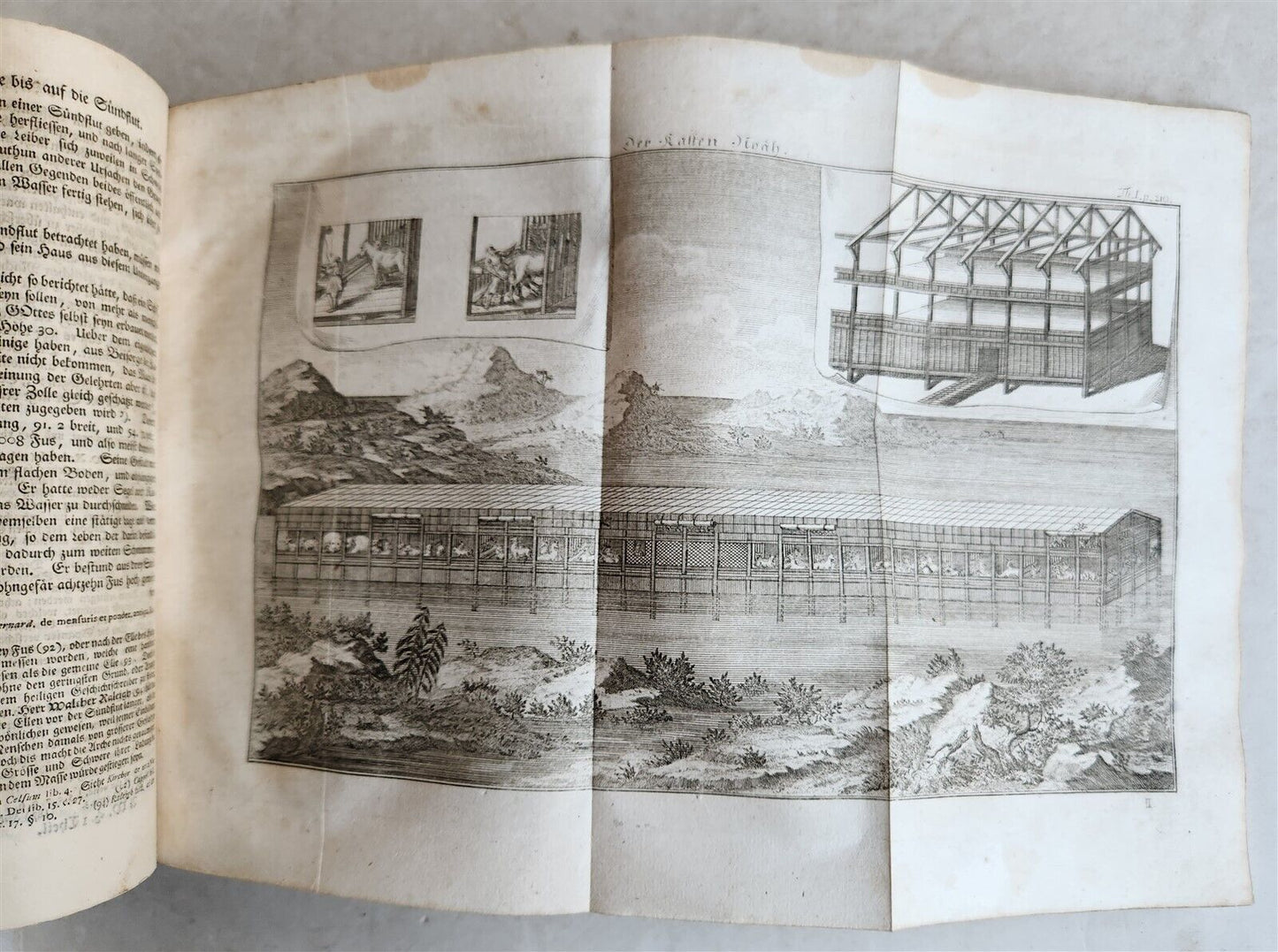 1745 HISTORY of the WORLD by S.J. Baumgarten ILLUSTRATED antique