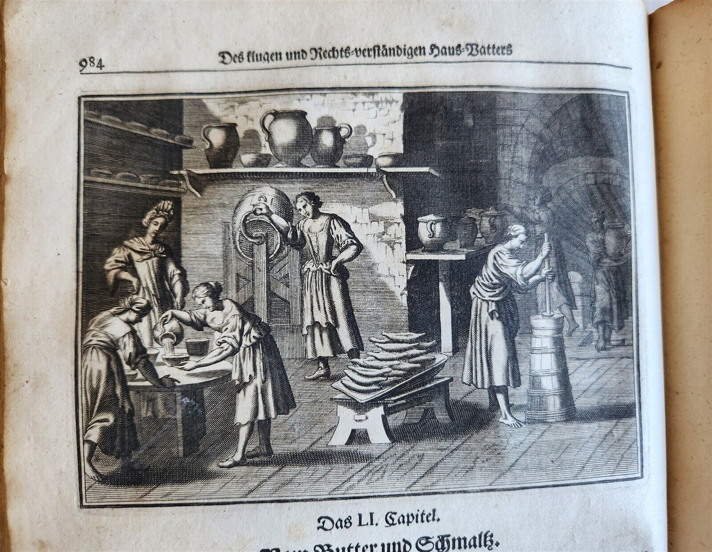 1702 Oeconomus prudens ILLUSTRATED 2 FOLIO VOLUMES antique in GERMAN