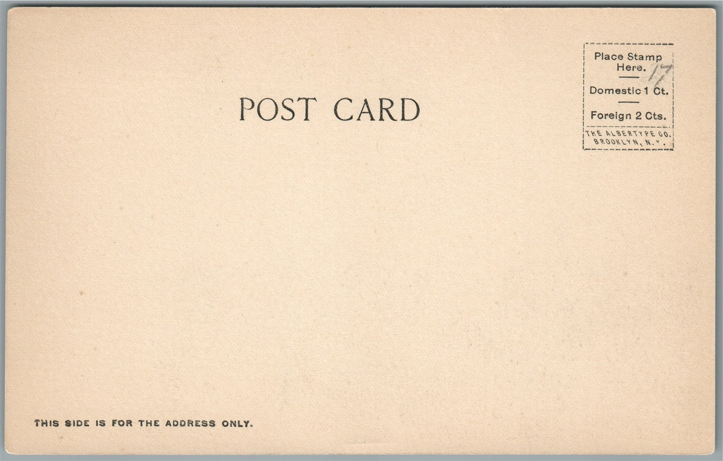 BROOKLYN NY LUTHERAN CEMETERY MONUMENT ANTIQUE POSTCARD