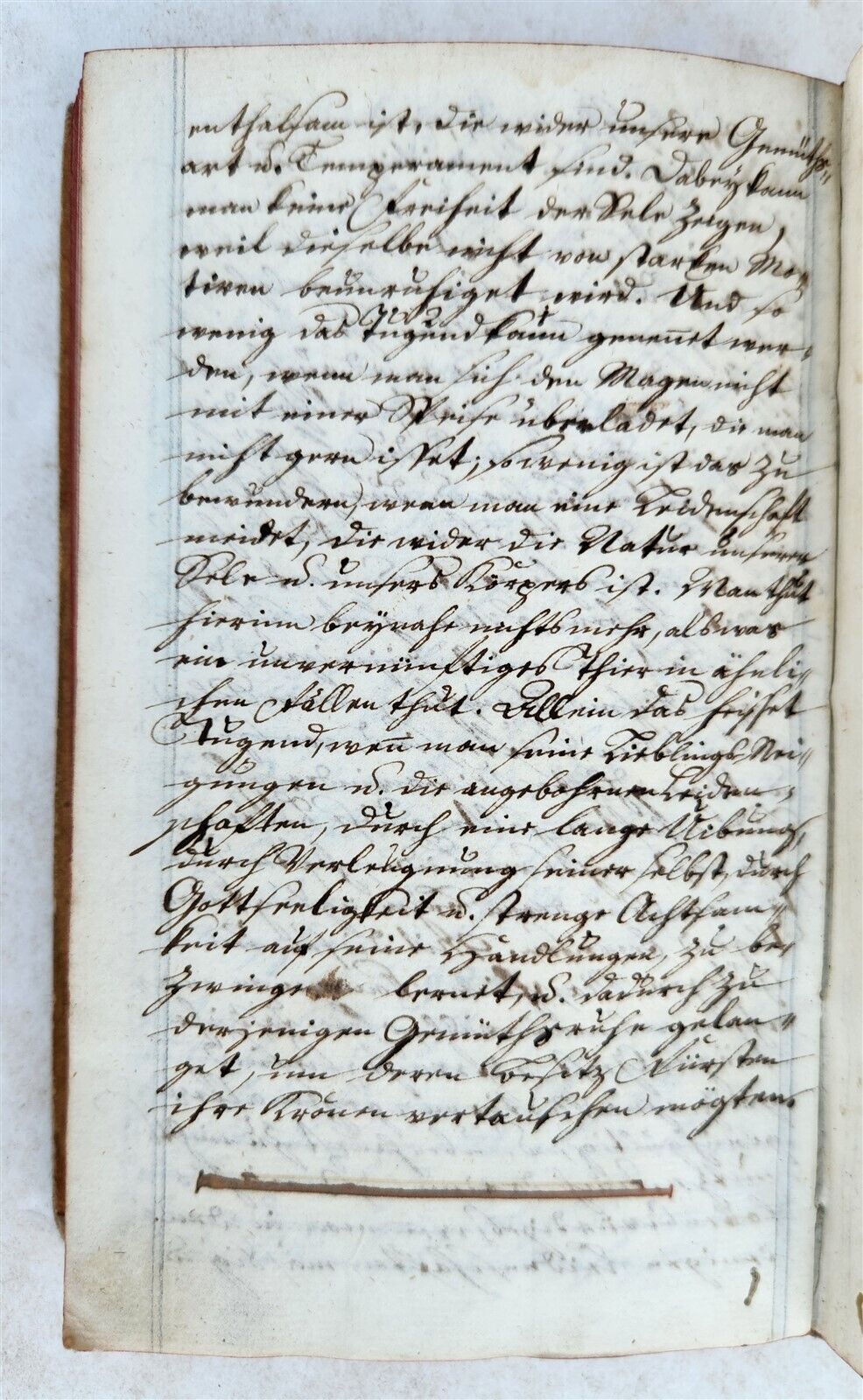 1800s GERMAN MANUSCRIPT BOOK MEDICAL MORAL TREATISE antique