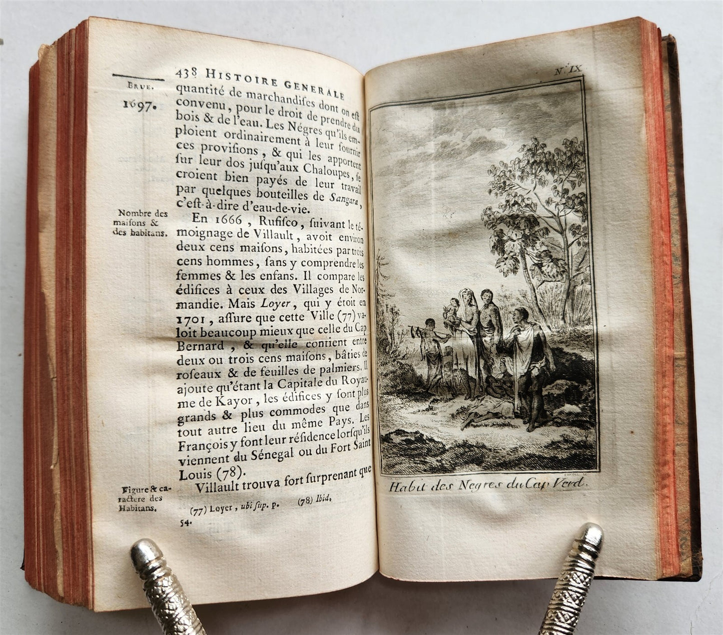 1749 HISTOIRE des VOYAGES antique VOL. 7 illustrated TRAVELS to AFRICA