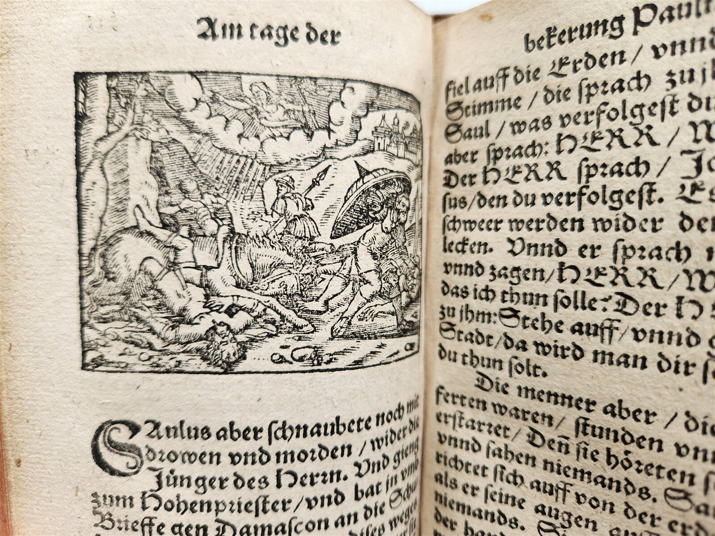 1566 MELANCHTHON Philippe Postill uber die Evangelia ANTIQUE pigskin ILLUSTRATED