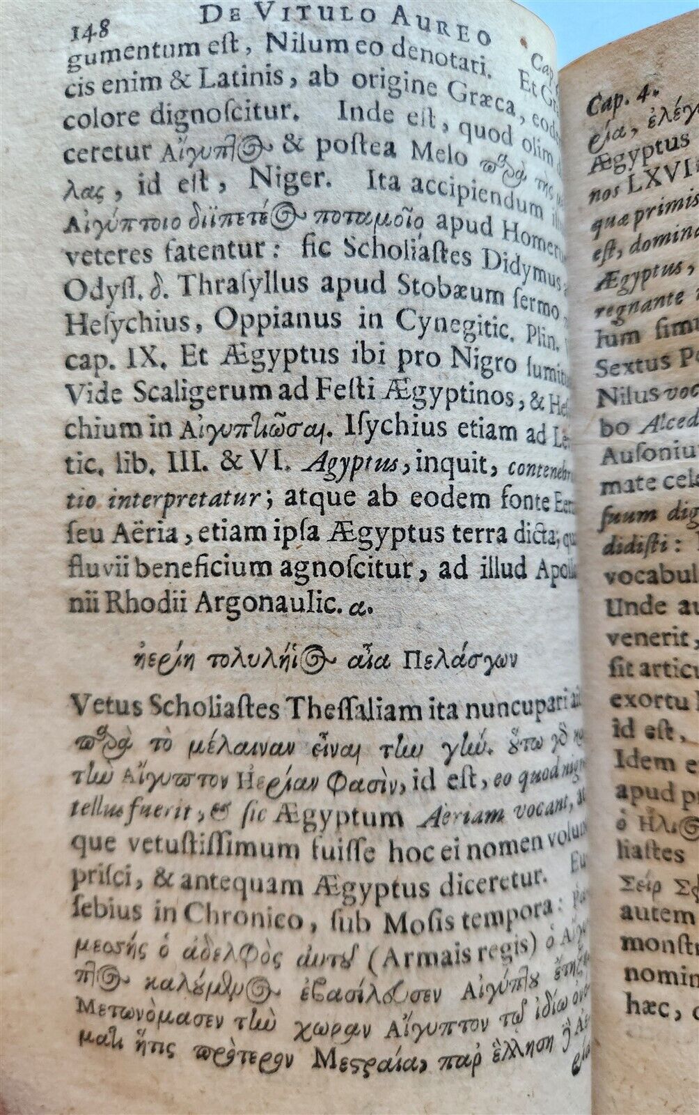 1672 ORIENTAL RELIGIONS TREATISE by JOHN SELDEN antique VELLUM BOUND