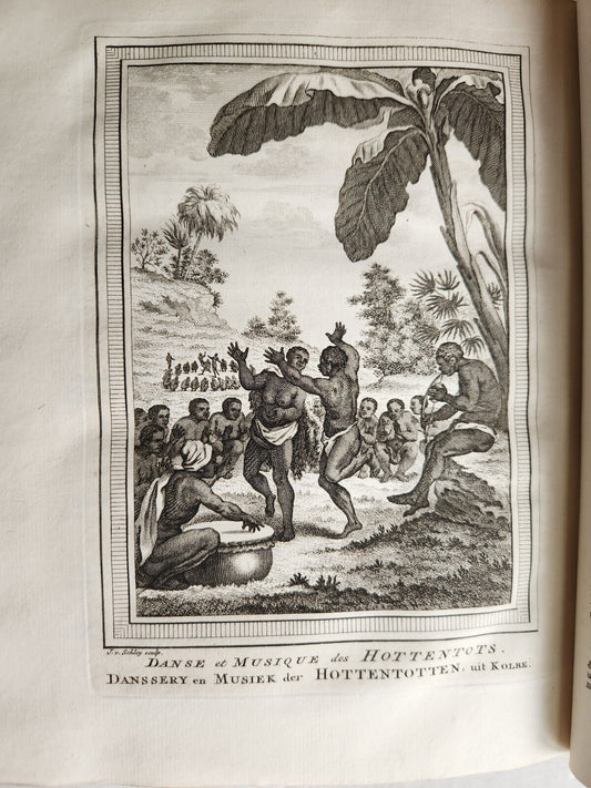 1748 TRAVELS TO AFRICA antique Histoire generale des voyages ILLUSTRATED Vol. 6