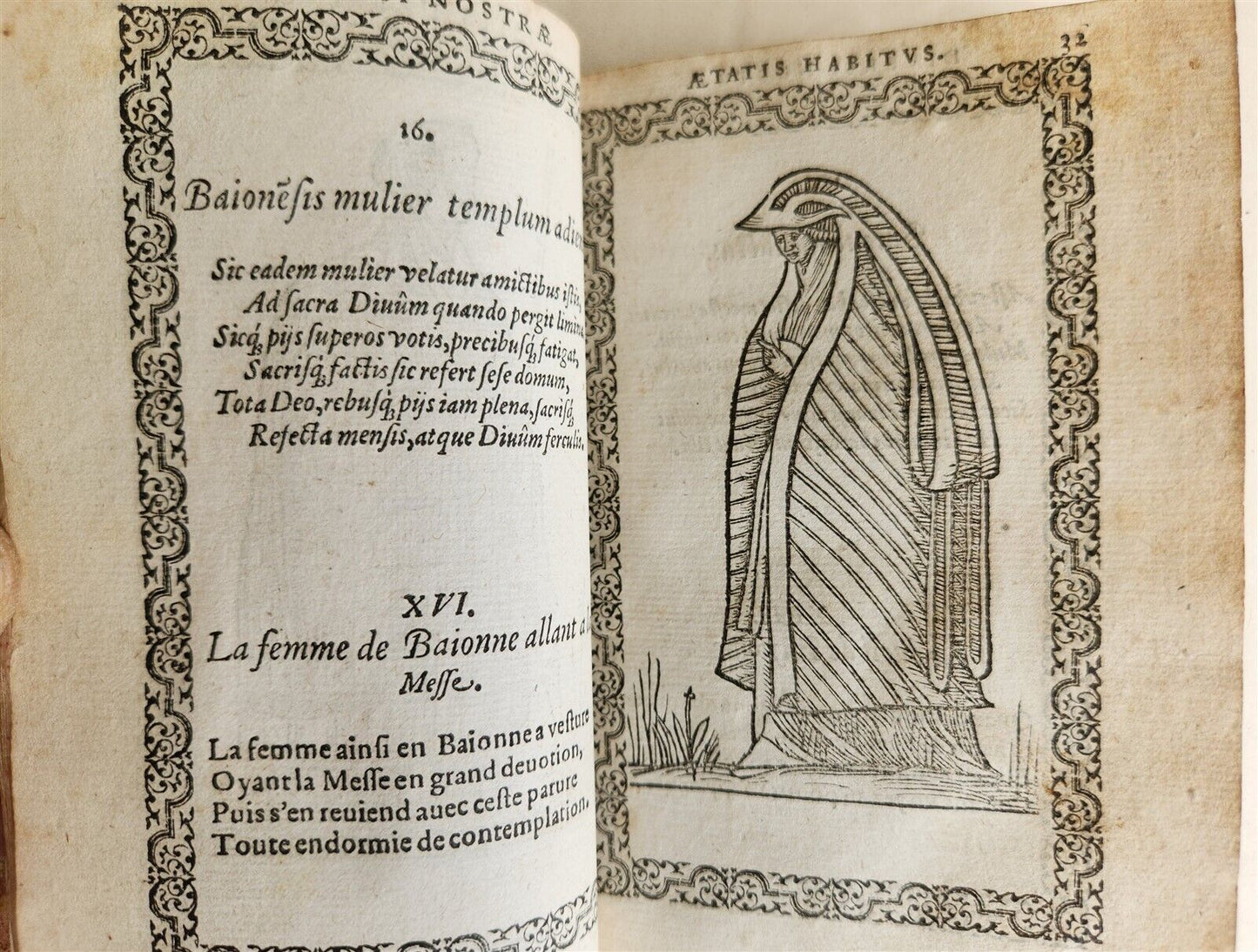 1572 FAMOUS COSTUME WORK Jacobi Sluperii antique ILLUSTRATED w/119 WOODCUTS RARE