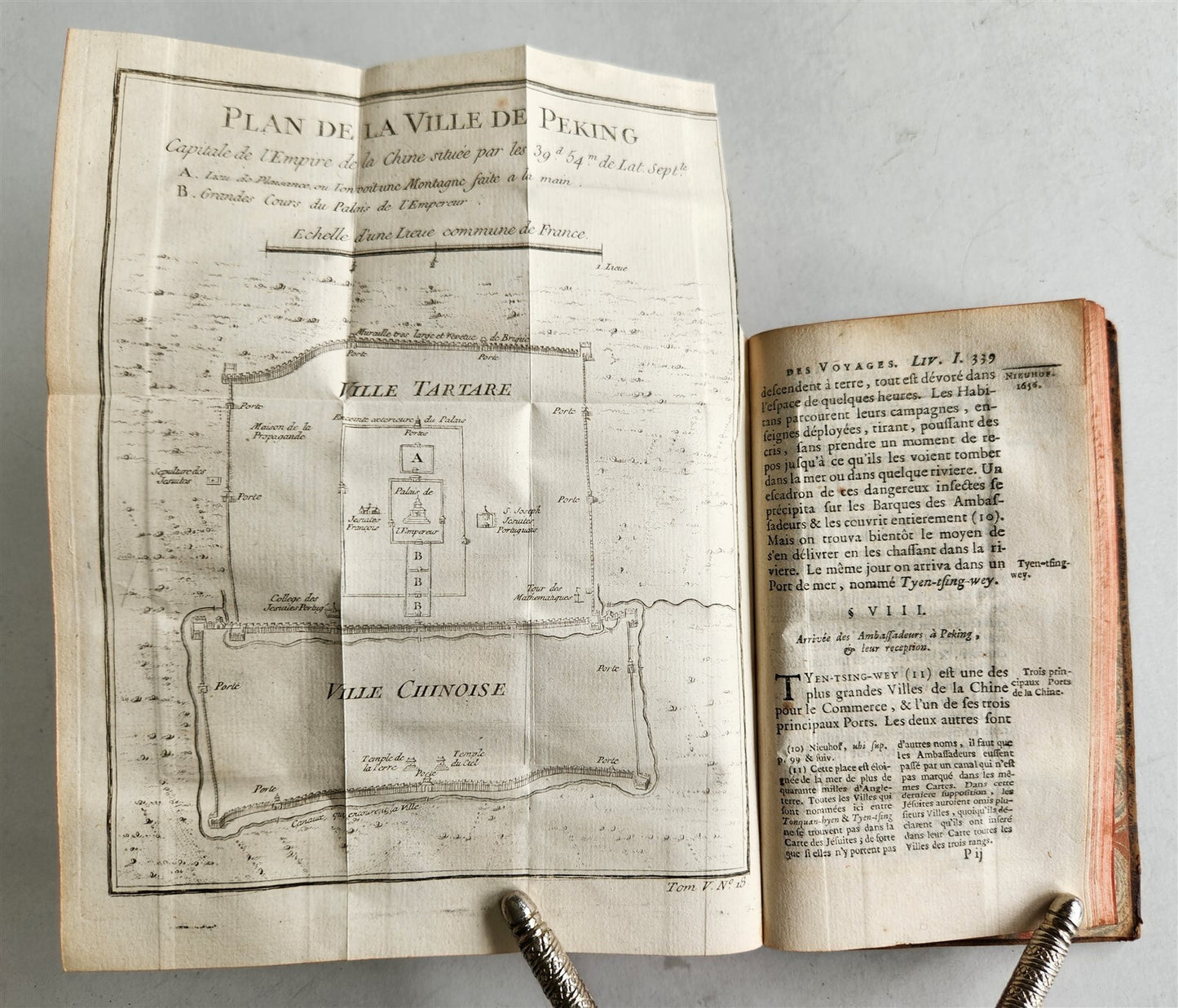 1749 HISTOIRE des VOYAGES antique vol. 18 CHINA & AFRICA illustrated MOZAMBIQUE