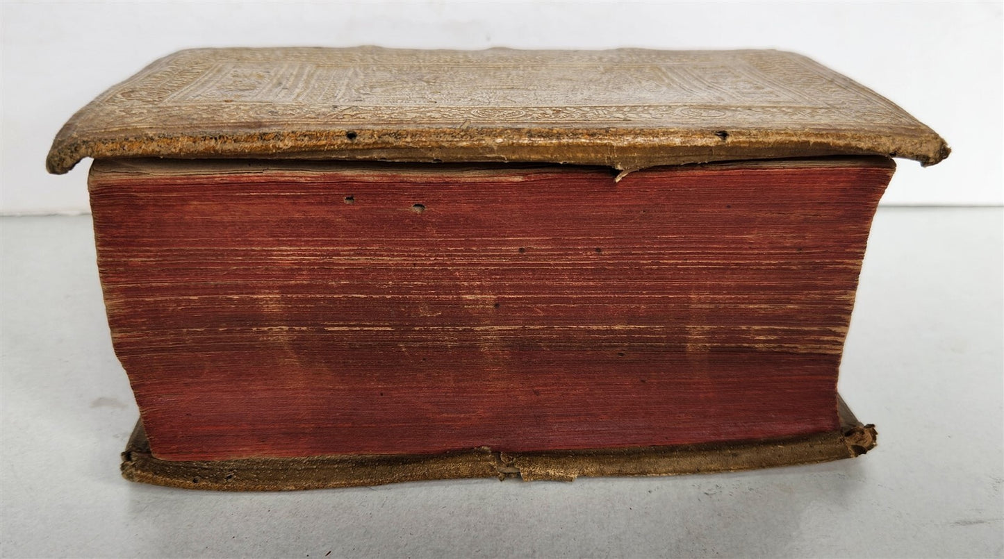 1566 MELANCHTHON Philippe Postill uber die Evangelia ANTIQUE pigskin ILLUSTRATED