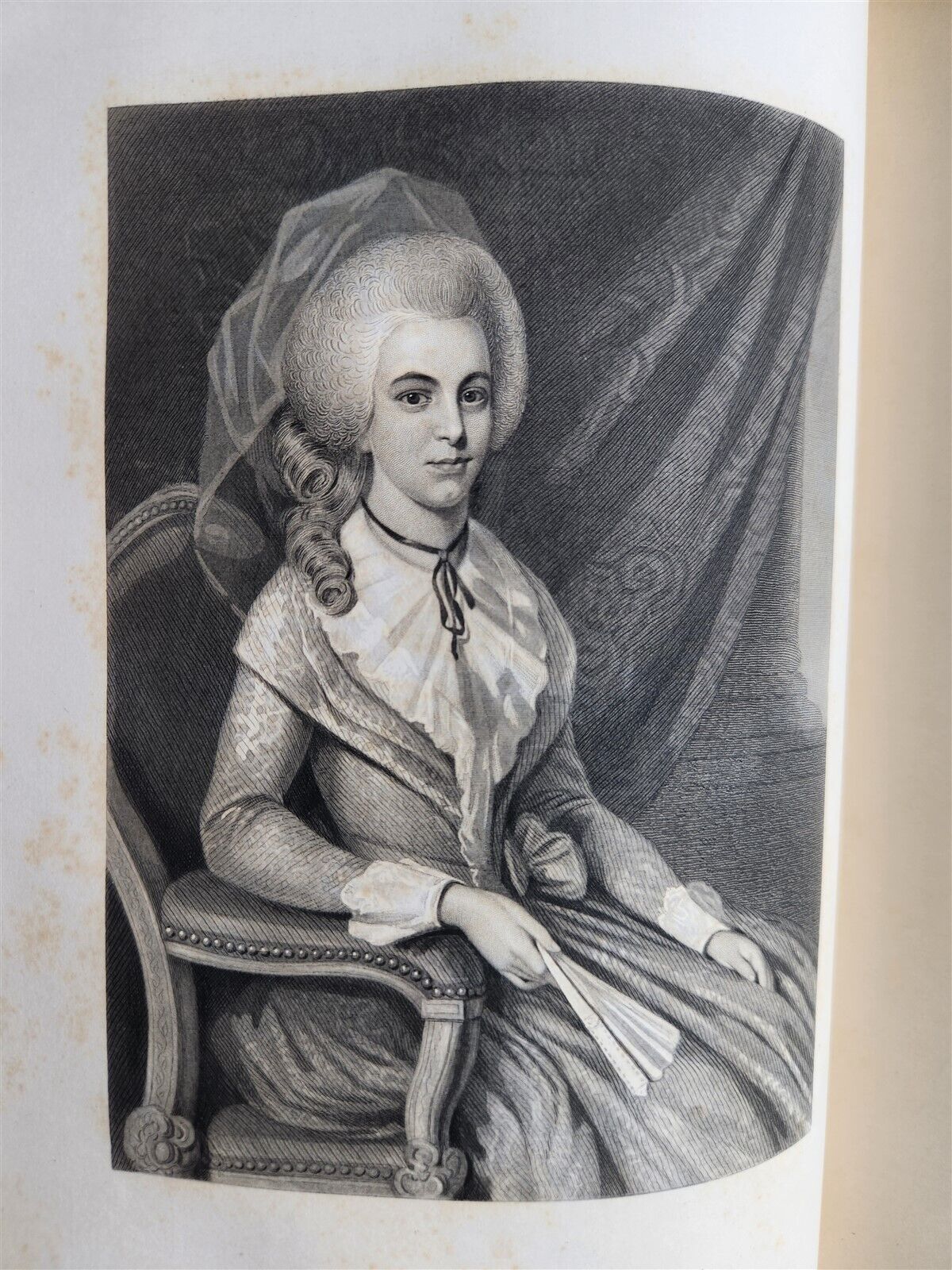 1859 REPUBLICAN COURT AMERICAN SOCIETY by R. GRISWOLD antique WOMEN PORTRAITS