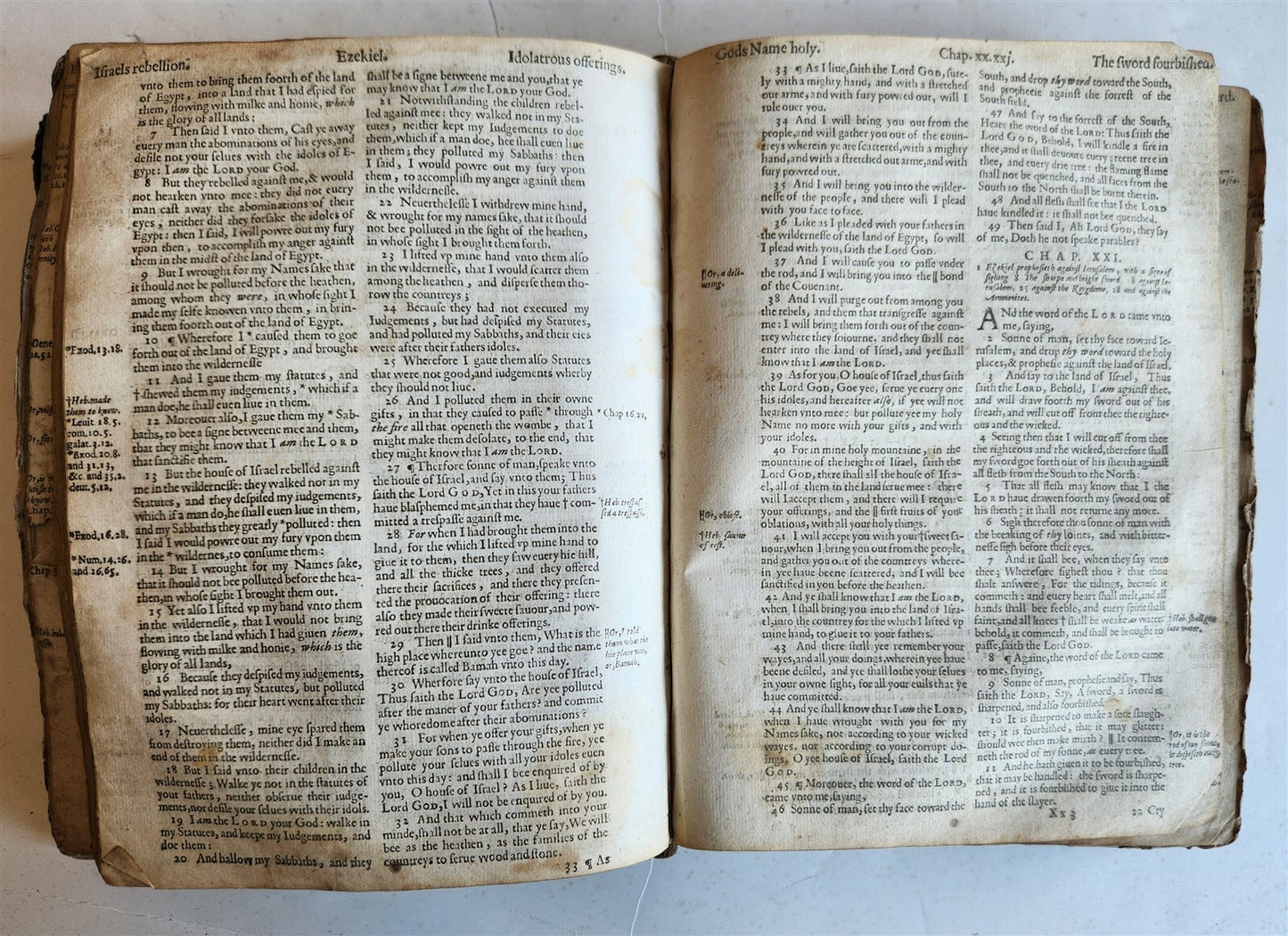 1629 BIBLE in ENGLISH antique ILLUSTRATED Old & New Testament