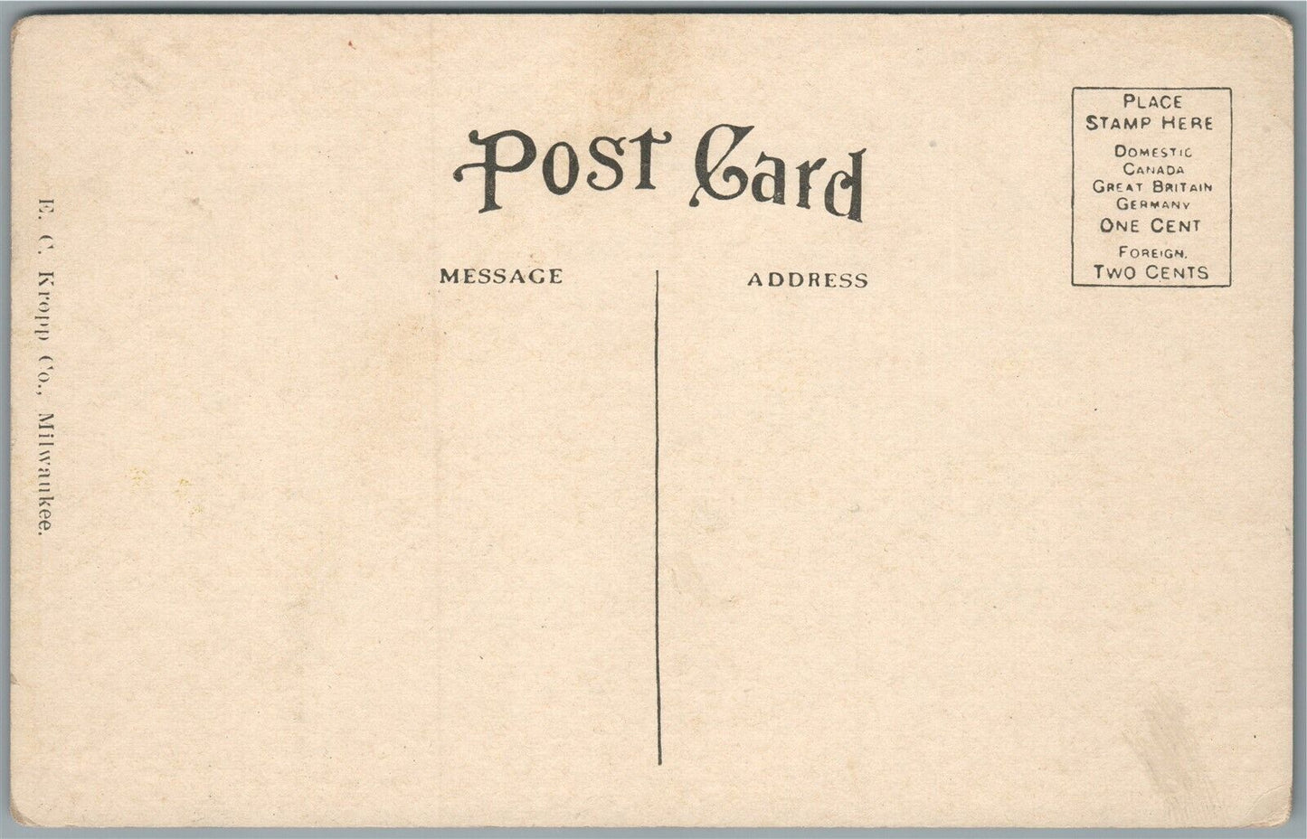 ASHLAND WI SEVENTH AVENUE ANTIQUE POSTCARD