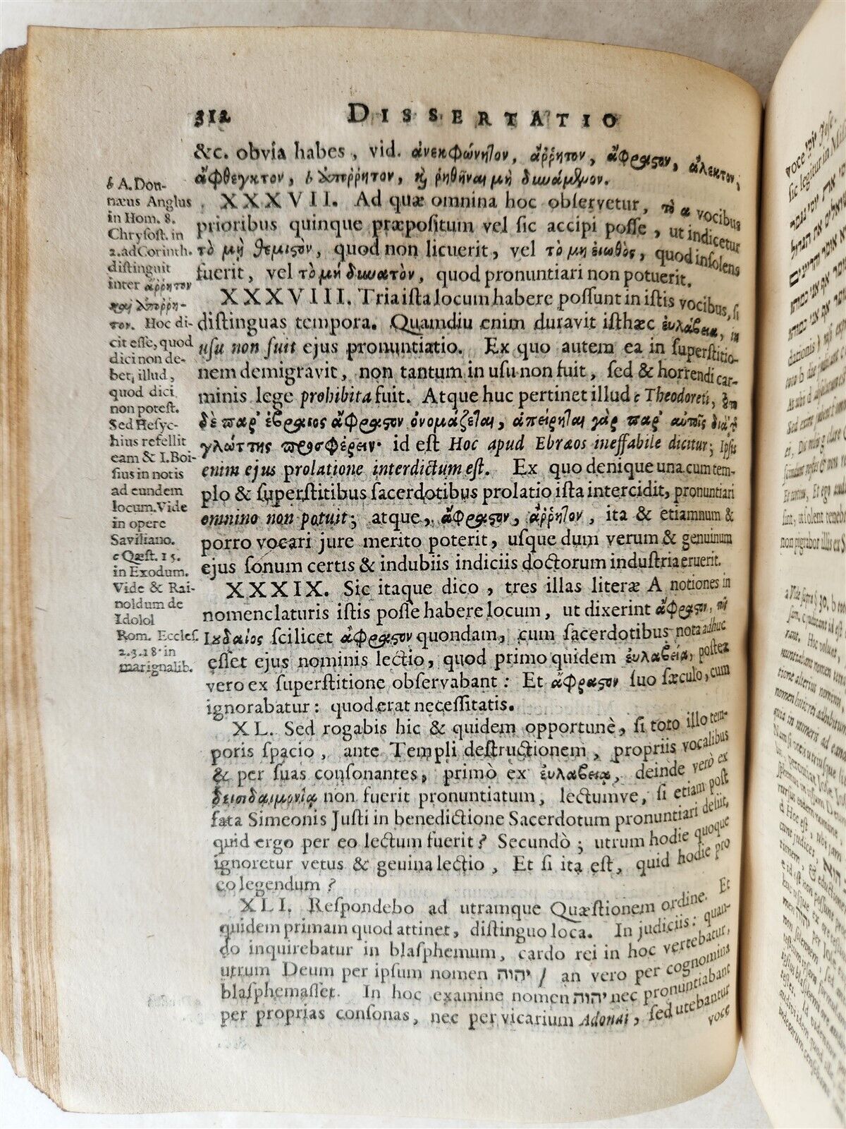1656 ANTI-BARBARUS BIBLICUS antique VELLUM BINDING