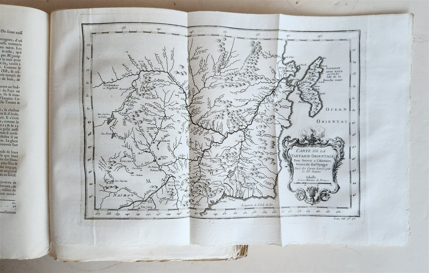 1749 HISTORY of VOYAGES by Prevost antique ILLUSTRATED JORNEY to CHINA & TIBET