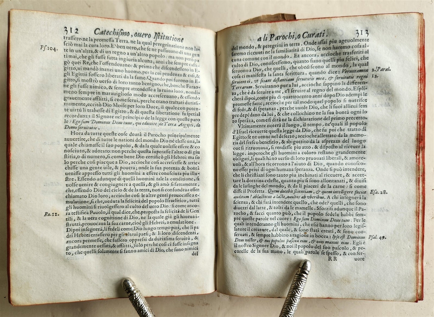 1567 ALDINE PRESS CATECHISMO by Felice FIGLIUCCI antique 16th CENTURY