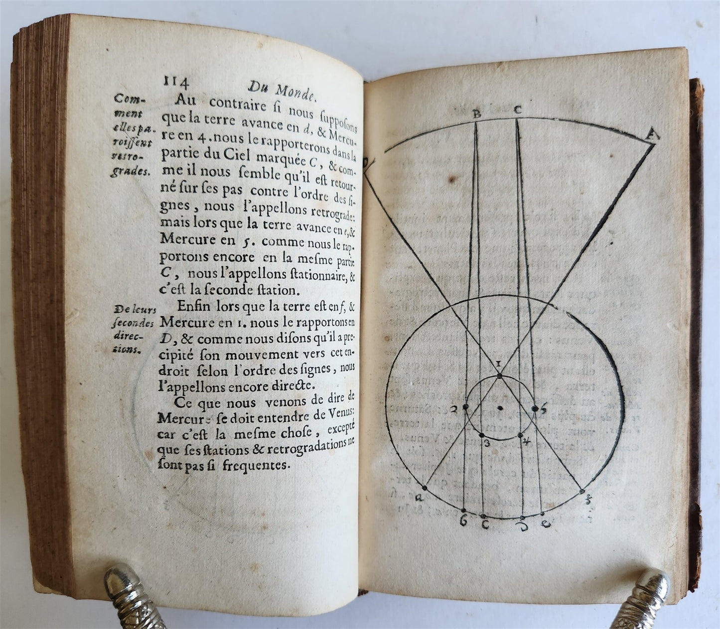 1675 SYSTEM of the WORLD ILLUSTRATED antique cosmologies of Ptolemy & Copernicus