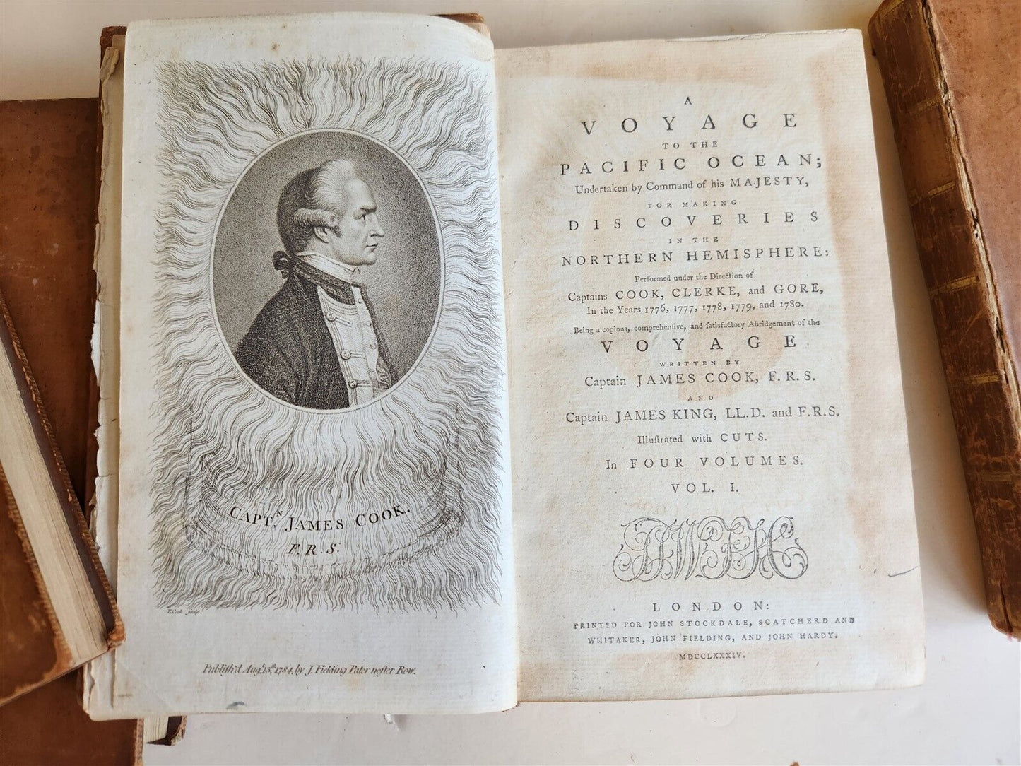 1784 VOYAGE of CAPTAIN COOK 4 vols ILLUSTRATED w/ 49 PLATES antique ENGLISH