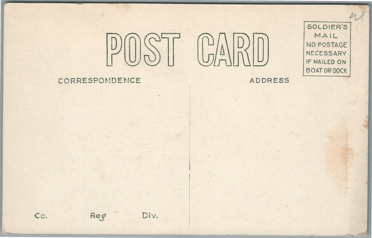 SS MANCHURIA SHIP ANTIQUE POSTCARD