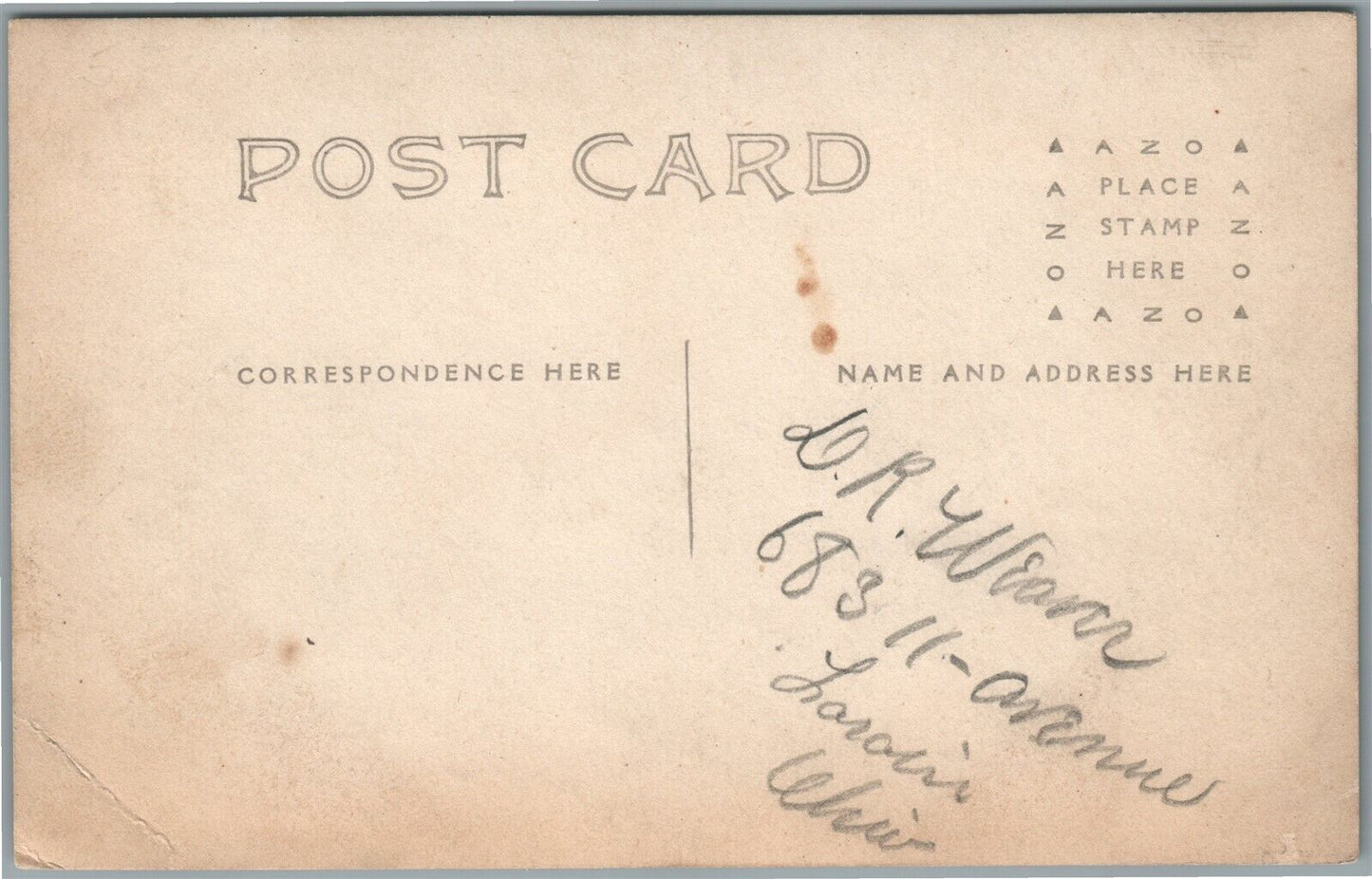 SO.LORAIN OH STREET SCENE ANTIQUE REAL PHOTO POSTCARD RPPC
