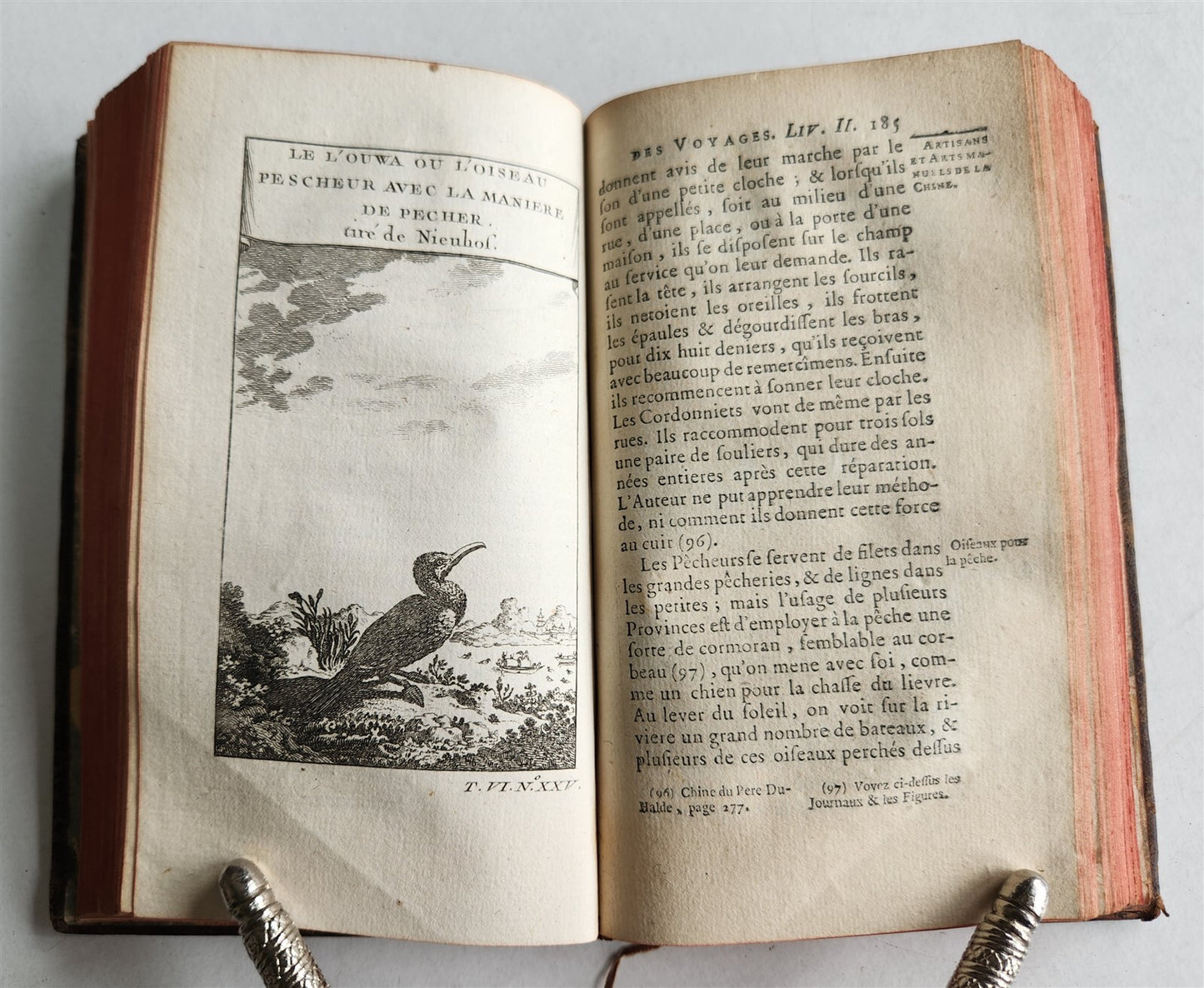 1749 HISTOIRE des VOYAGES antique Vol.22 CHINA TRAVELS illustrated
