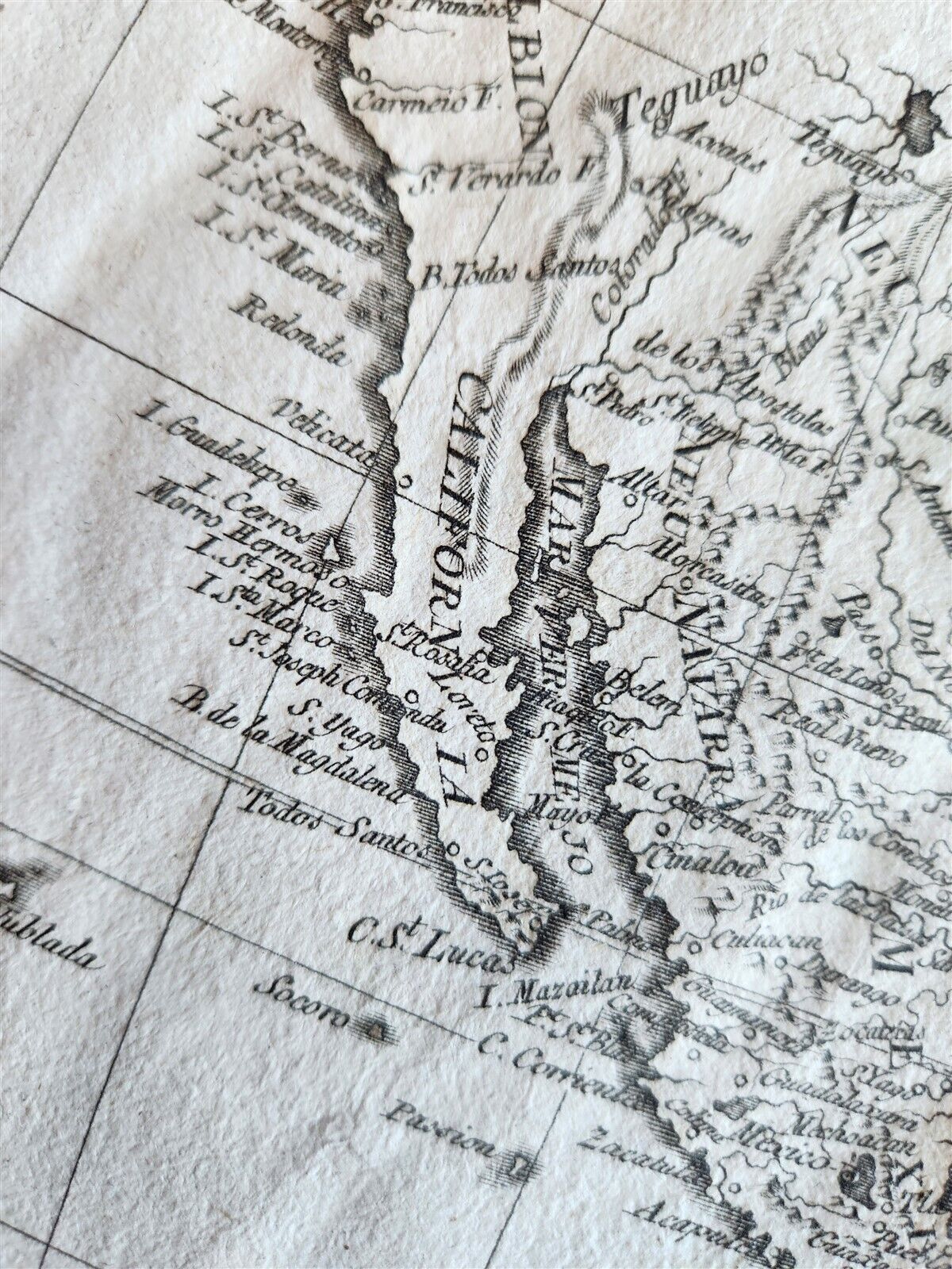 1796 MAP of NORTH AMERICA antique 21.5 by 26"