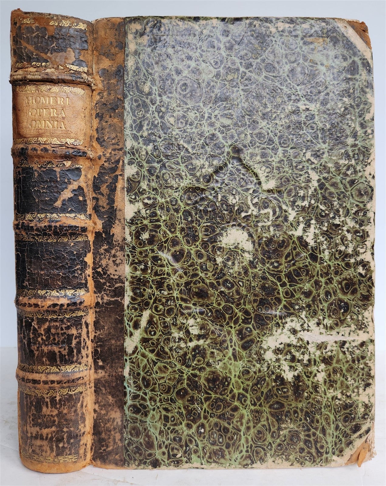 1606 HOMER ILLIAD & ODYSSEY antique in LATIN & GREEK early 17th CENTURY FOLIO