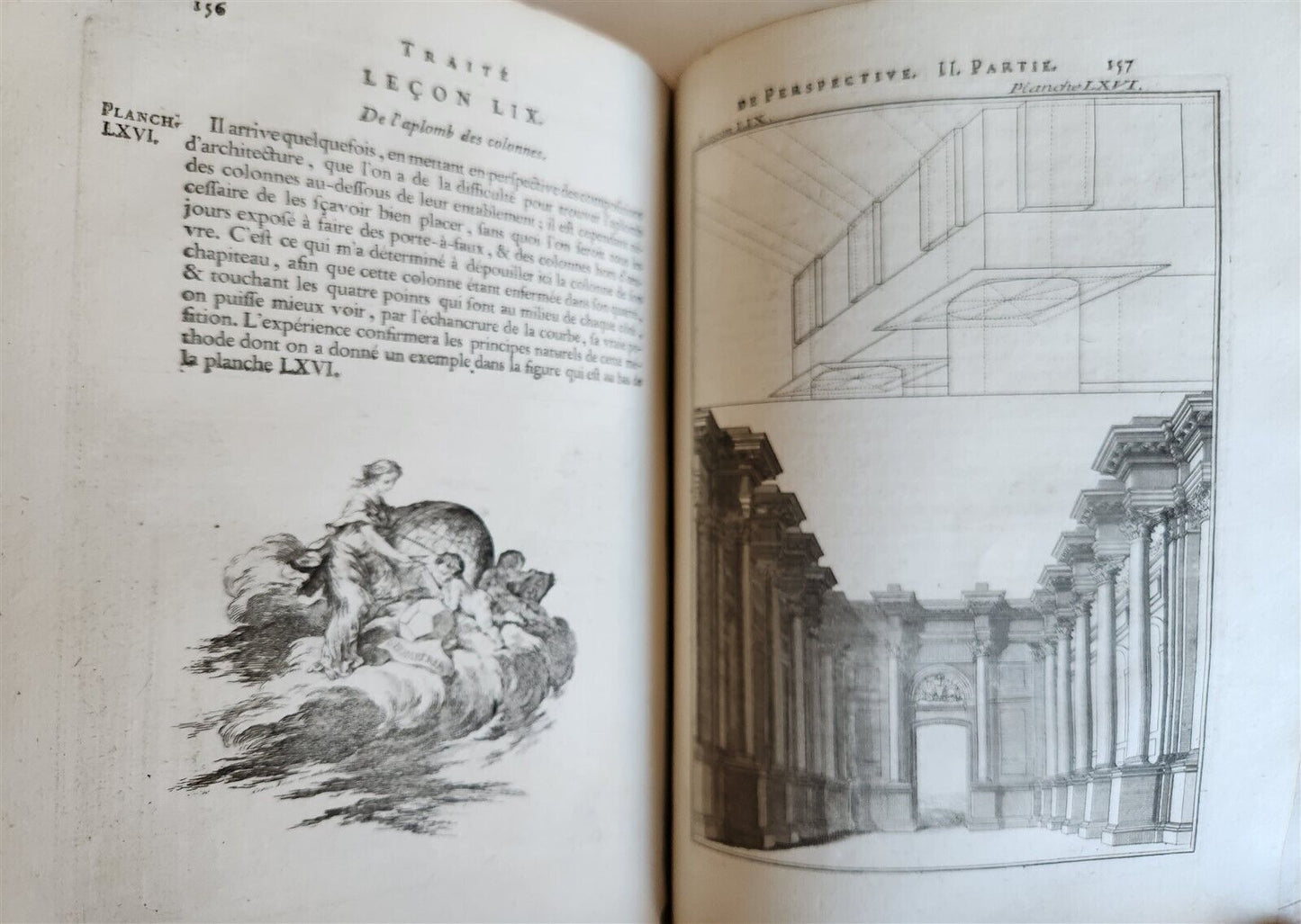 1750 TREATISE on PERPECTIVE for USE of ARTISTS antique ILLUSTRATED w/ 110 PLATES